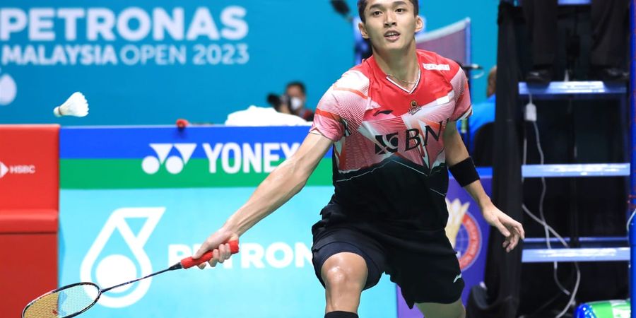 Hasil Malaysia Open 2023 - Serangan Bertubi-tubi Bikin Jonatan Terhenti