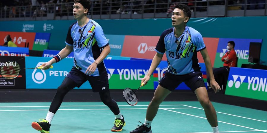 Malaysia Open 2023 - Fajar/Rian Ungkap Penyebab Tertikung pada Gim Kesatu