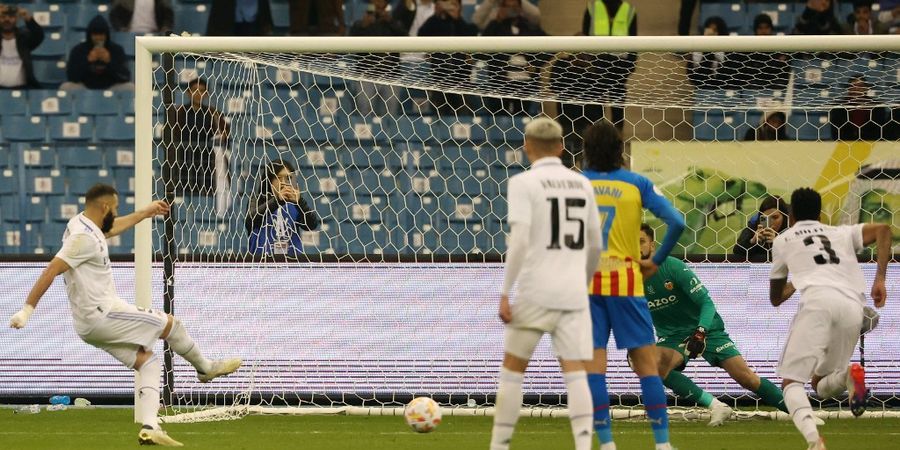 Hasil Piala Super Spanyol - Menang Adu Penalti, Real Madrid Singkirkan Valencia dan Maju ke Final