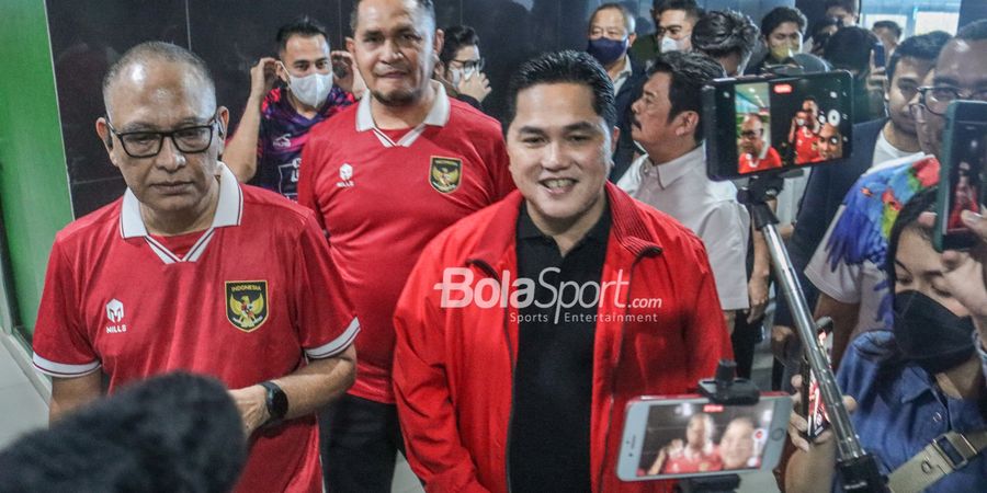 Erick Thohir Bicara soal Timnas Indonesia, Shin Tae-yong, dan Tranformasi PSSI