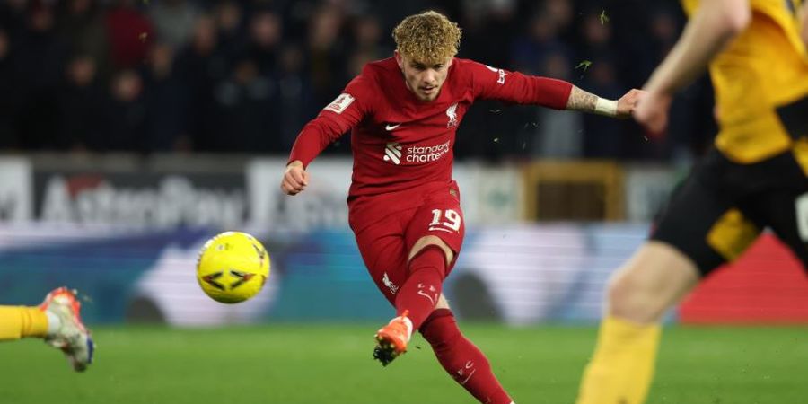 Hasil Piala FA - Gol Spektakuler Harvey Elliott Menangkan Liverpool atas Wolves di Partai Ulangan