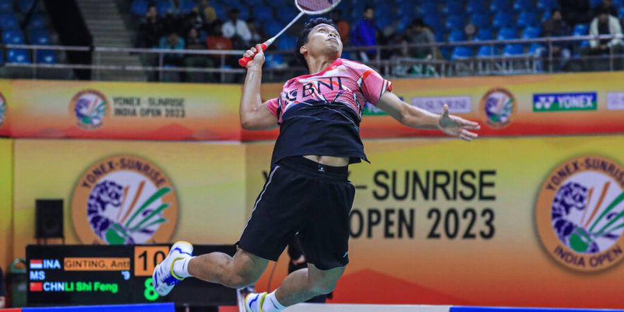 India Open 2023 - Biang Kekalahan Anthony pada Fase-fase Krusial