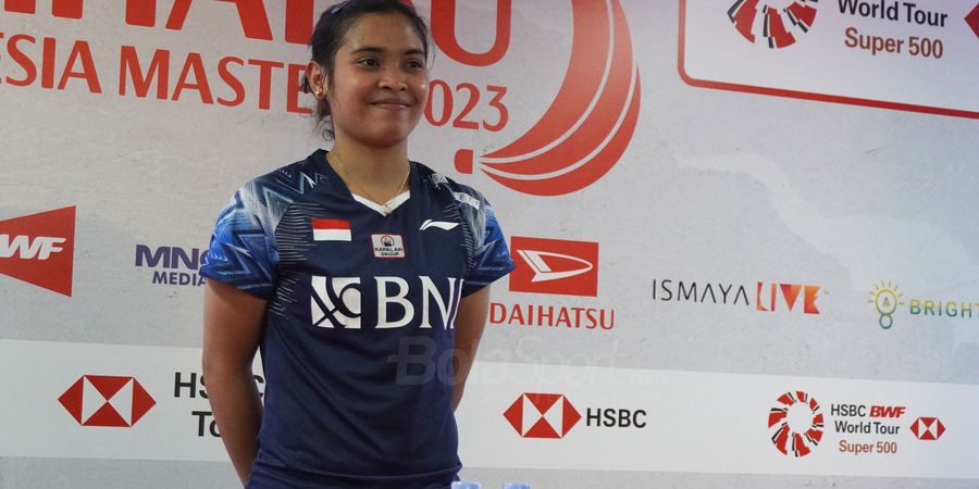 Indonesia Masters 2023 - Kena Comeback, Gregoria Tak Bisa Sembunyikan Kekecewaan