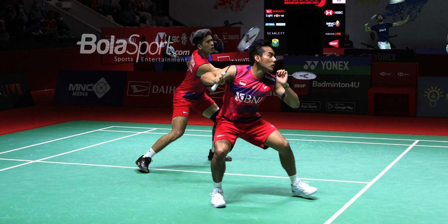 Hasil Thailand Masters 2023 - Pramudya/Yeremia Takluk Usai Lewati Drama Sengit Tiga Gim