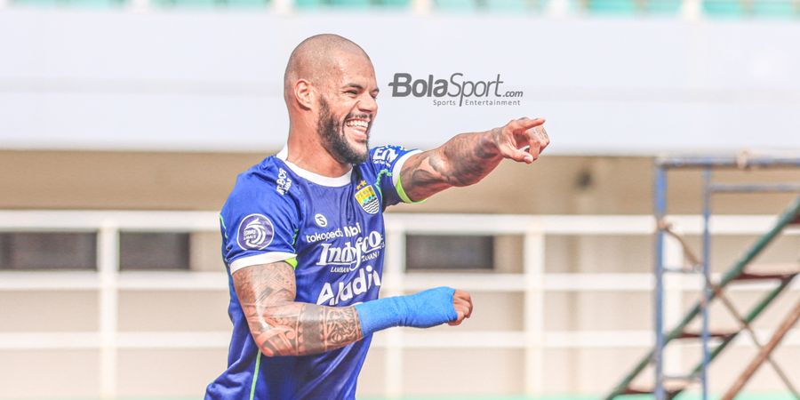 Meski Merasa Lelah, David da Silva Antusias Kembali Jalani Latihan Bersama Persib