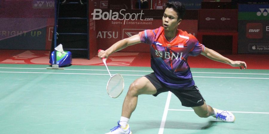 All England Open 2023 - Head-to-head Anthony Ginting vs Musuh Bebuyutan dari Thailand