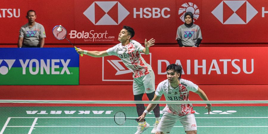 Hasil Final Indonesia Masters 2023 - Tekanan Konstan Leo/Daniel Bantu Indonesia Amankan 2 Gelar