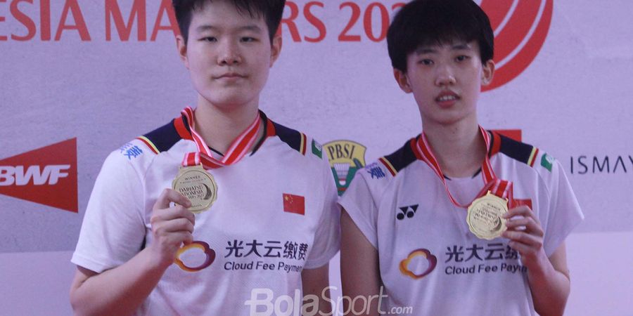 Indonesia Masters 2023 - Ganda Putri China Tidak Menyangka Langsung Raih Gelar meski Baru Berpartner