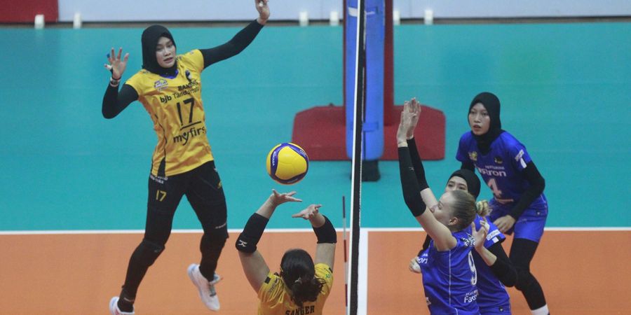 Proliga 2023 - Meski Terserang Flu, Jakarta Pertamina Fastron Tetap Tampil Superior