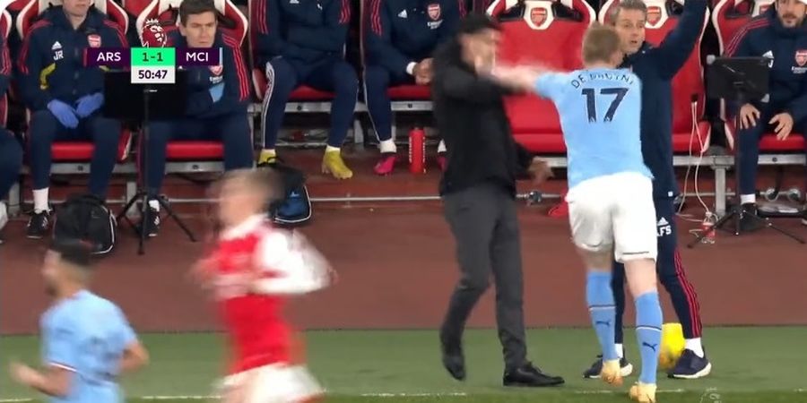 Gara-gara Ini Kevin De Bruyne Nyaris Berkelahi dengan Mikel Arteta