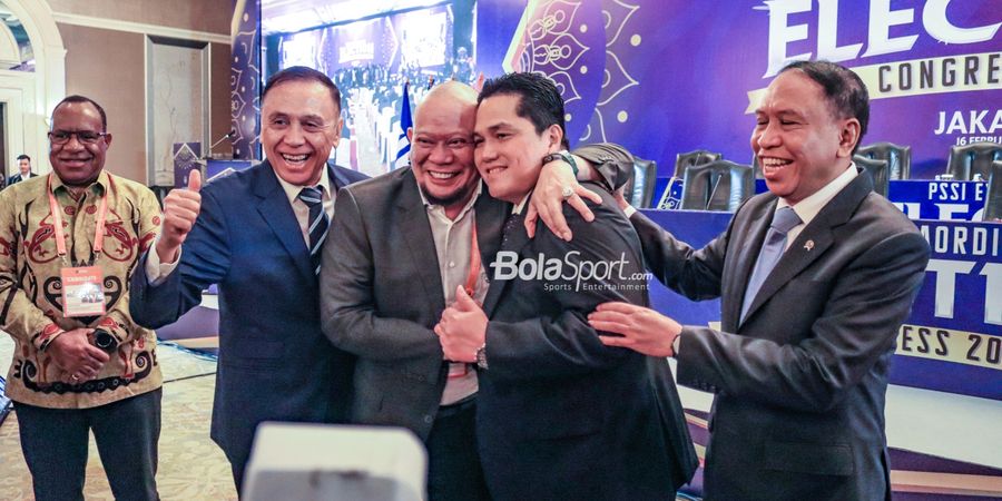 Resmi! Erick Thohir Jadi Ketua Umum PSSI Periode 2023-2027, Total Suara Unggul Jauh atas LaNyalla