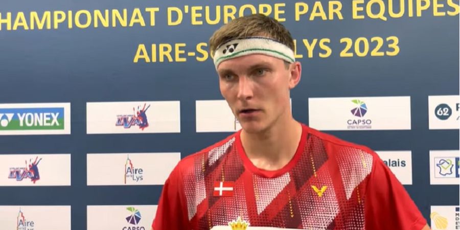 Amuk Axelsen yang Berbuah Kartu Warnai Pesta Denmark pada Final Kejuaraan Beregu Campuran Eropa 2023