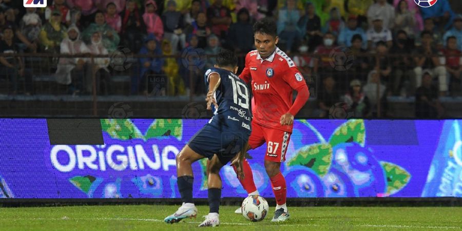 Saddil Ramdani Cetak Gol dan Bikin Dua Asis, Sabah FC Menang Dramatis