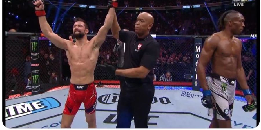 Hasil UFC 285 - Jurus Bantingan Bawa Mateusz Gamrot Kalahkan Jalin Turner