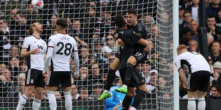 Hasil Liga Inggris - Duo Gabriel Moncer, Trossard Ukir Hattrick Assist, Arsenal Lumat Fulham 3-0