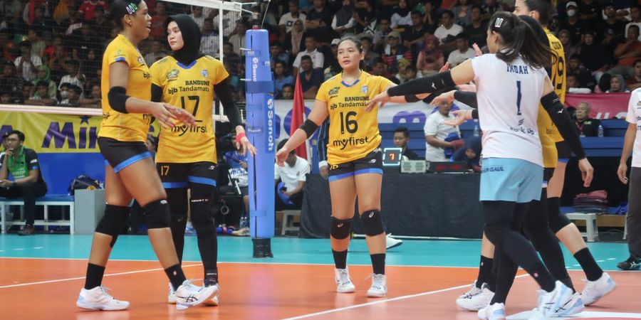 Proliga 2023 - Menang Dramatis, Ini Kunci Comeback Bandung bjb Tandamata atas Jakarta Pertamina Fastron