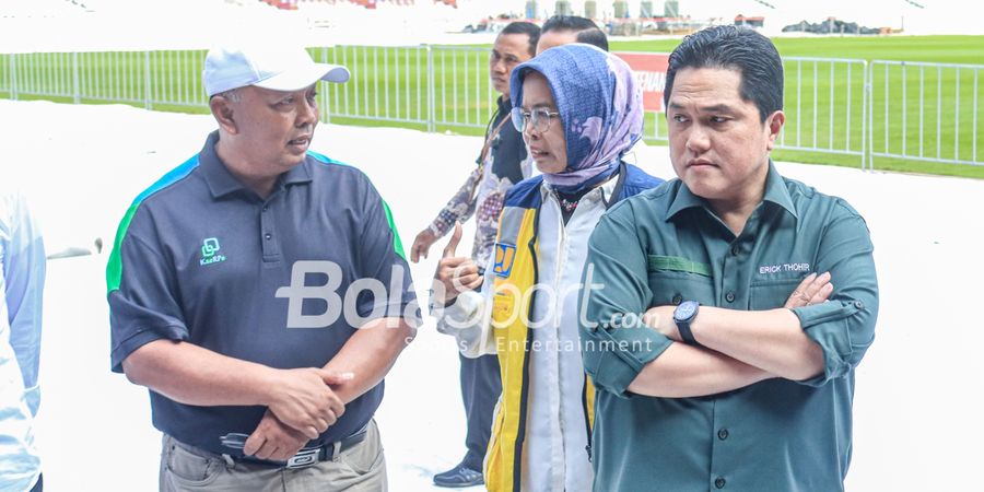 PSSI Kebut Tingkatkan Kualitas Rumput Lapangan Stadion I Wayan Dipta