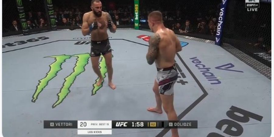 Hasil UFC 286 - Belajar Nendang di Thailand, Marvin Vettori Kalahkan Roman Dolidze