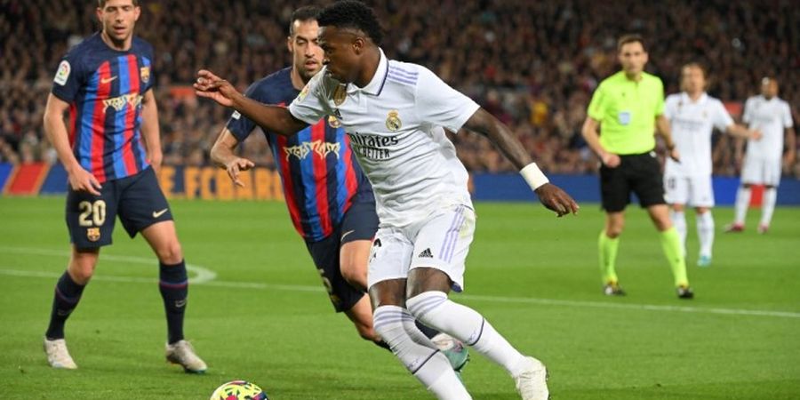 Hasil Liga Spanyol - Barcelona Vs Real Madrid, Blaugrana Menang Tipis atas Los Blancos di El Clasico