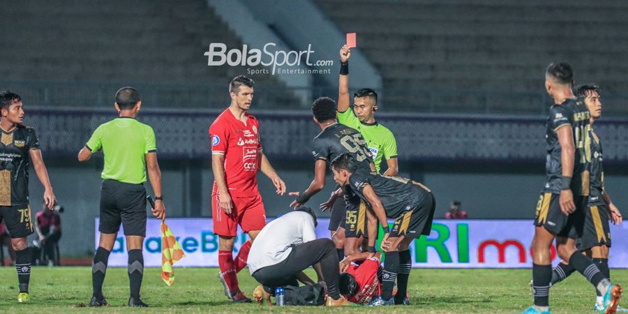 Hasil Liga 1 - Diwarnai Kartu Merah, Gol Telat Hansamu Yama Bawa Persija Jakarta Gusur Persib dari Posisi Kedua