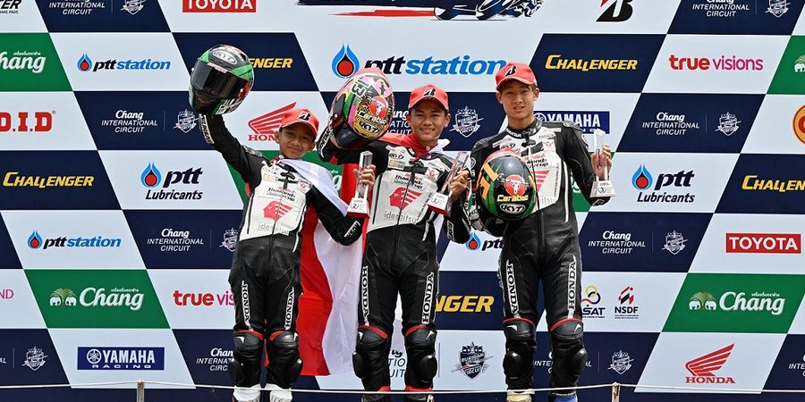 Pembalap Binaan Astra Honda Tampil Gemilang di Thailand Talent Cup 2023