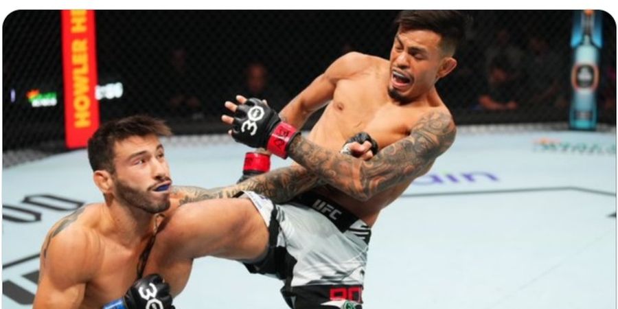Hasil UFC Kansas City - 2 Menit Saja, Lutut Brandon Royval Bikin Matheus Nicolau Kelengar
