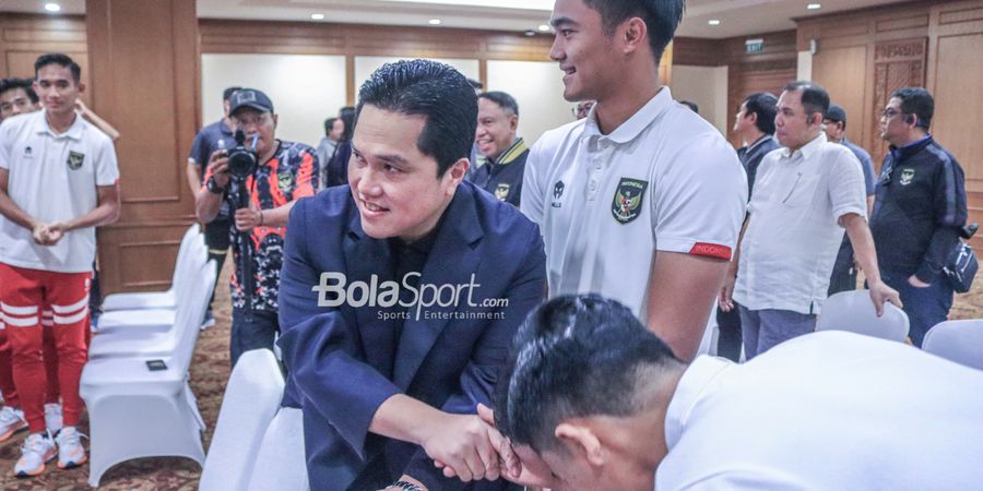 Komentar Erick Thohir Seusai Timnas U-22 Indonesia Kalahkan Vietnam dengan 10 Pemain