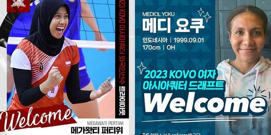 2 Pebola Voli Indonesia Lolos Draft Liga Korea, Medi Yoku Dipilih Klub Paling Prestisius