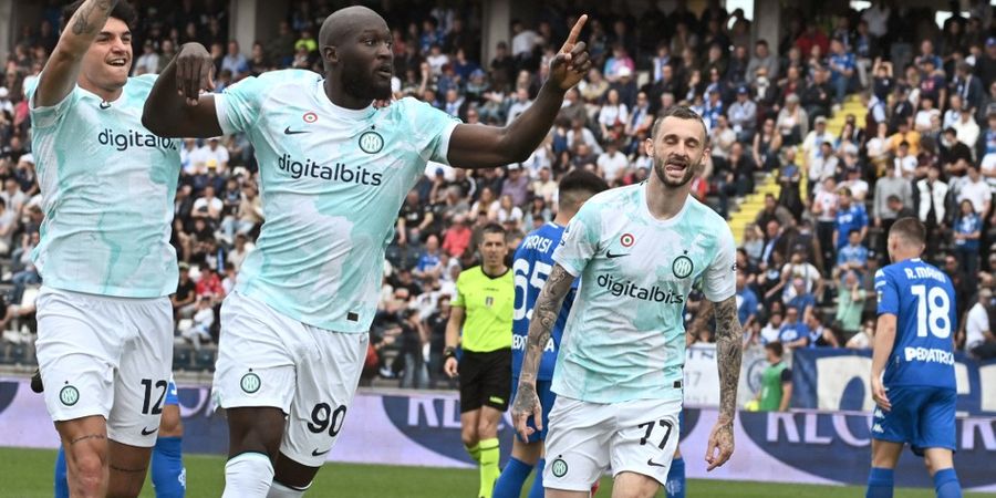 Hasil Liga Italia - Puasa 253 Hari, Romelu Lukaku Bawa Inter Milan Usir AC Milan