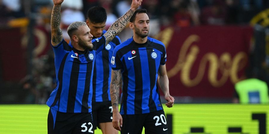 Hasil Liga Italia - Gol Dimarco dan Lukaku Bawa Inter Milan Pecundangi AS Roma