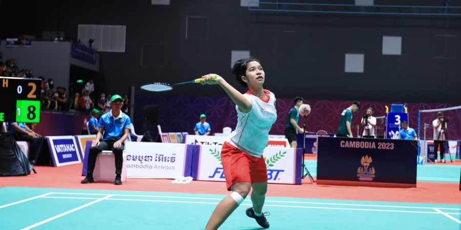 Hasil Bulu Tangkis SEA Games 2023 - Ester Redam Pemain Filipina, Indonesia Melenggang ke Final