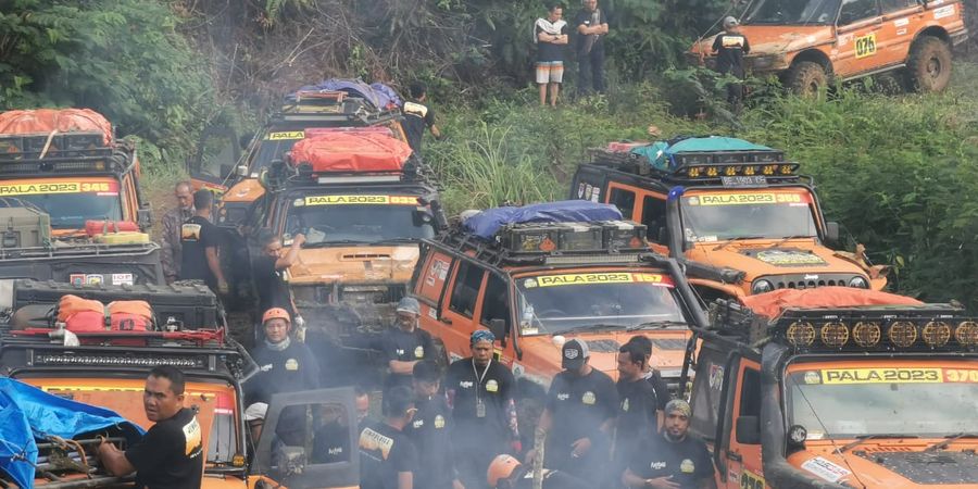 Banyak Peserta Kesulitan di Indonesia Offroad Expedition (IOX) 2023 PALA