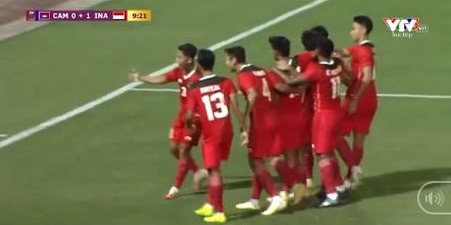 Sempat Unggul Lebih Dulu, Timnas U-22 Indonesia Ditahan Imbang Kamboja di Babak Pertama