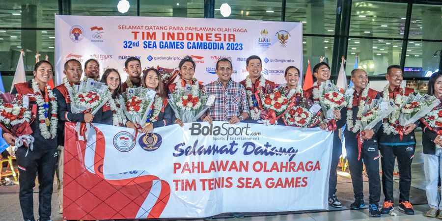 Ketum PP PELTI Apresiasi Tim Tenis Indonesia yang Jadi Juara Umum SEA Games 2023 dan Siapkan Bonus