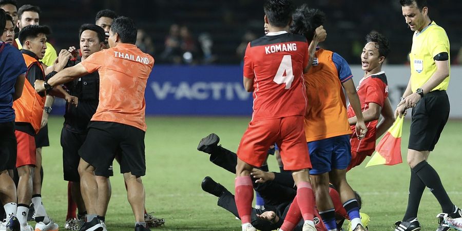 Pemain Thailand Resmi Diskors Selama 6 Bulan dan Potong Gaji Usai Terlibat Kericuhan dengan Timnas U-22 Indonesia