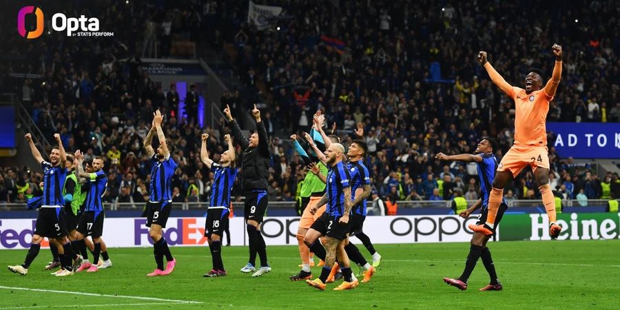 Final Liga Champions - Inter Milan Pernah Satu Kali Bantai Man City