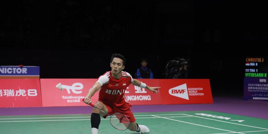 Sudirman Cup 2023 - Penyesalan Jonatan Saat Unggul 18-14 pada Gim Penentuan