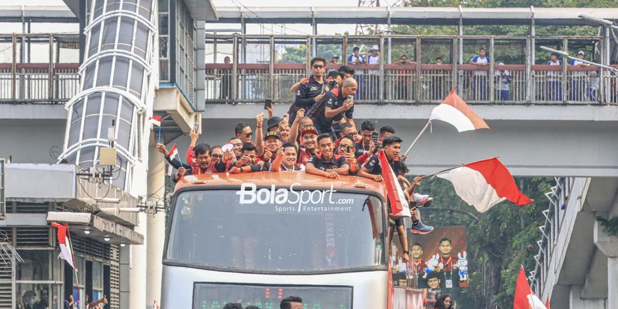 Arak-arakan Juara Timnas U-22 Indonesia Bentuk Kepedulian PSSI