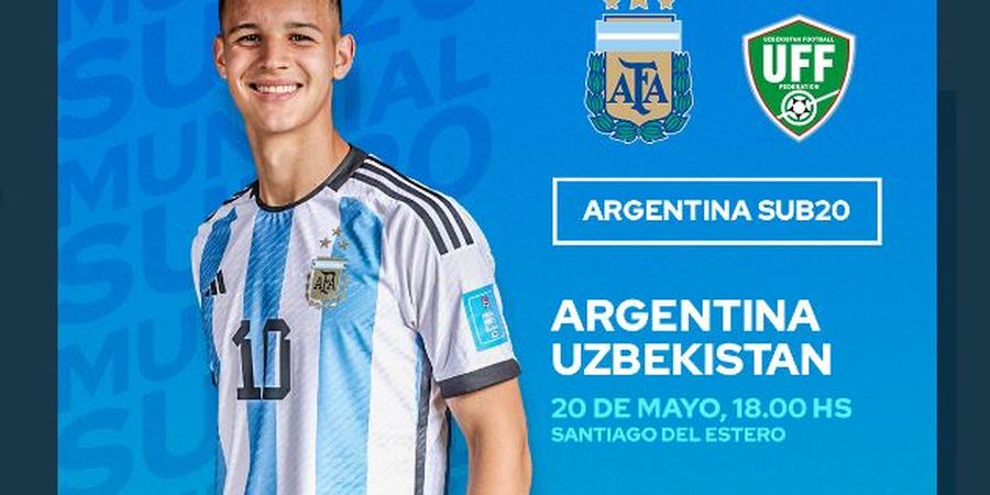 Link Live Streaming Piala Dunia U-20 2023, Matchday 1 Grup A-B  Ada Argentina Vs Uzbekistan