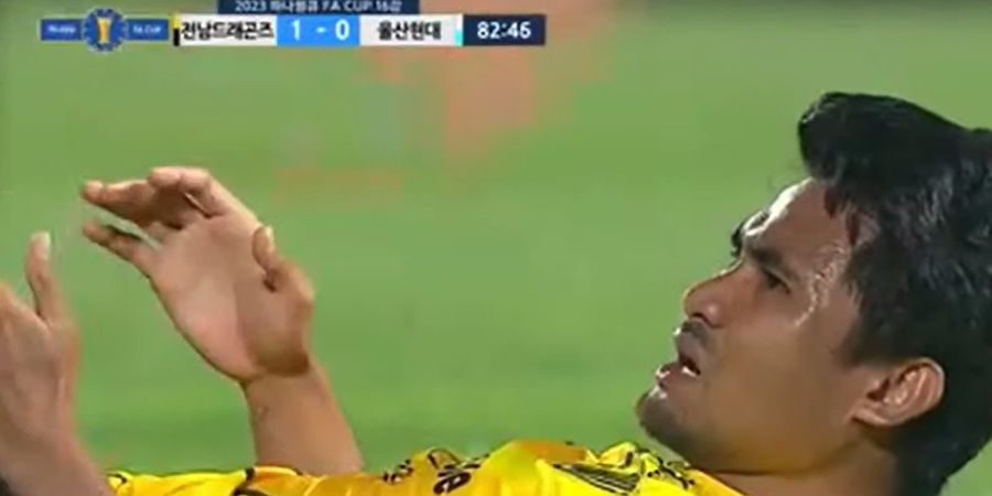 Asnawi Mangkualam Main 120 Menit hingga 3 Kali Kram, Jeonnam Dragons Kena Comeback Ulsan Hyundai di Piala FA Korea