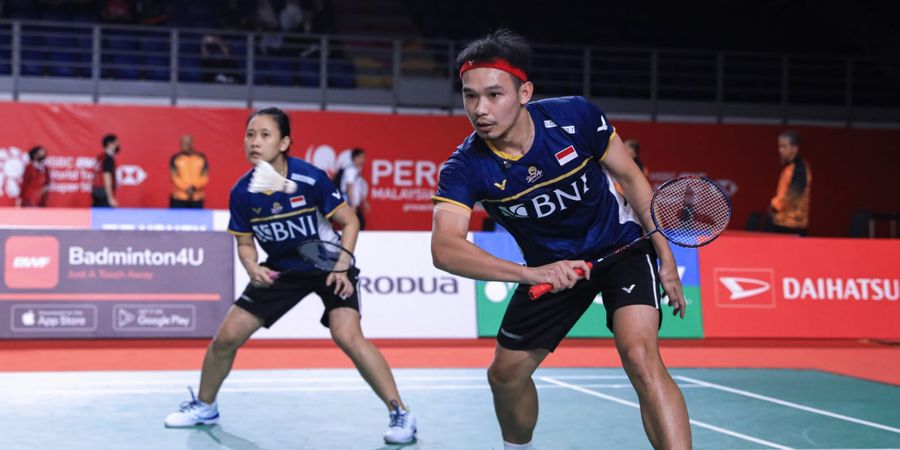 Malaysia Masters 2023 - Tamat di Tangan Indonesia, Anak Didik Nova Widianto Frustrasi Karena Rinov/Pitha