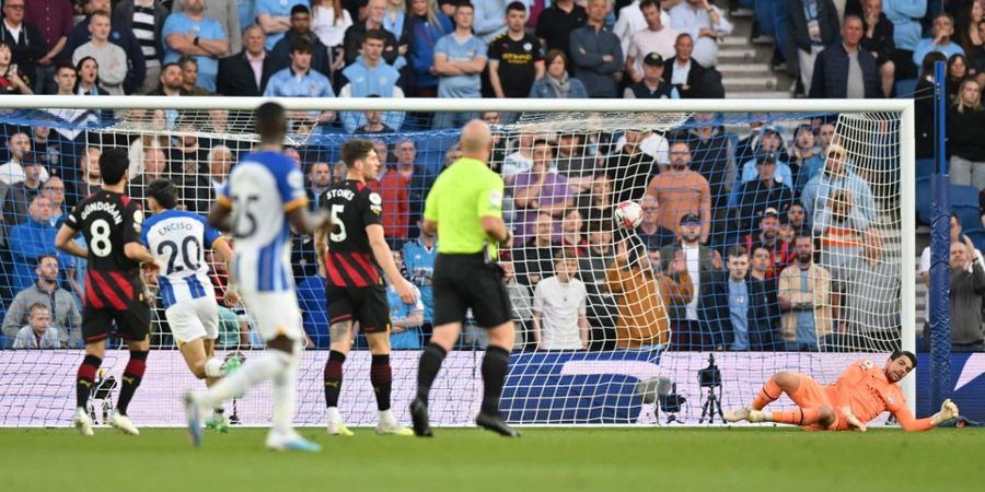 Hasil dan Klasemen Liga Inggris - Rekor Erling Haaland Digagalkan VAR, Brighton Jadi Tim Langka