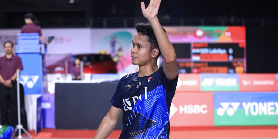 Hasil Singapore Open 2023 - Perbaiki Rekor Atas Musuh Bebuyutan, Ginting Melaju ke Babak 16 Besar