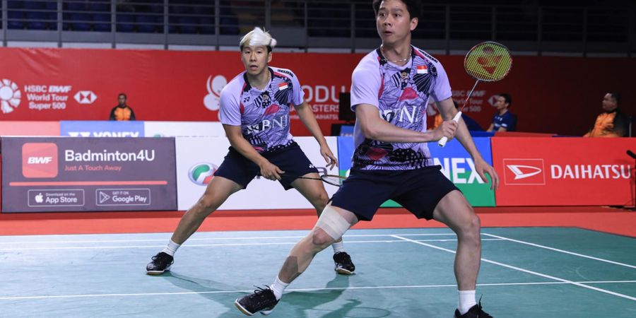 Hasil Thailand Open 2023 - Kemenangan Kilat Bawa Marcus/Kevin Pijak Babak Kedua