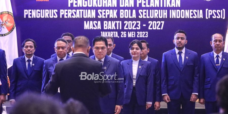 KONI Lantik Pengurus PSSI Era Erick Thohir, Sekjen Tetap Yunus Nusi