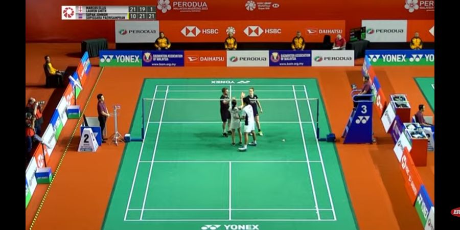 Malaysia Masters 2023 - Nyaris Menang Berujung Merana, Ganda Campuran Andalan Inggris Cuma Raih 1 Poin