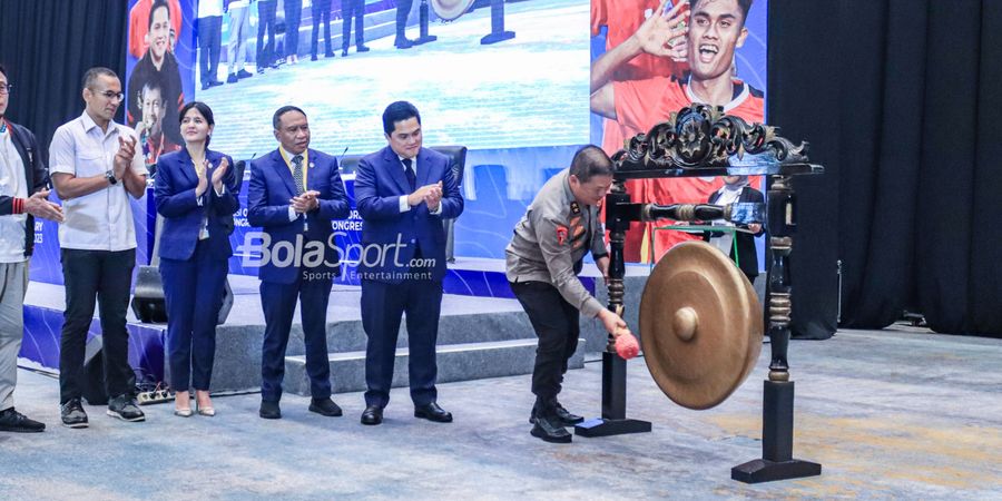 Buka Kongres Biasa PSSI 2023, Erick Thohir Soroti soal Suporter yang Masih Jadi PR Utama