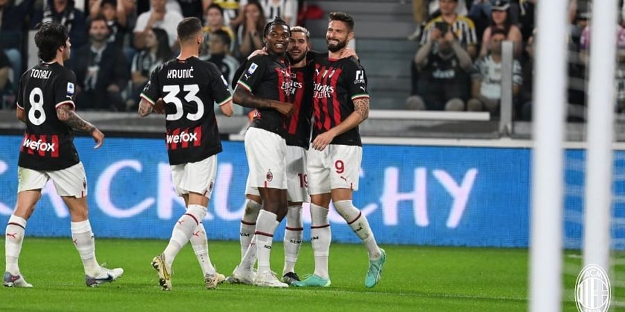 Hasil Liga Italia - Juventus Vs AC Milan 0-1, Kepala Emas Giroud Pastikan Tripoin dan Tiket Liga Champions