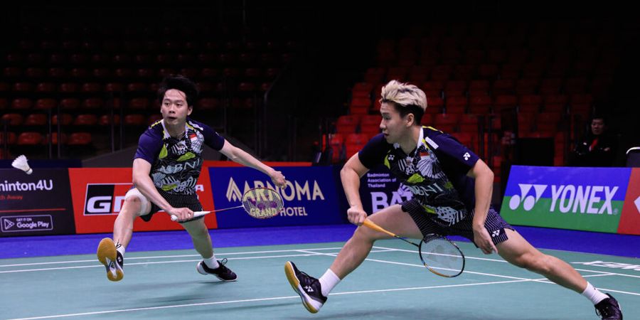 Thailand Open 2023 - Rivalitas Sama Kuat Marcus/Kevin untuk Hentikan Pembunuh Ganda Putra Indonesia