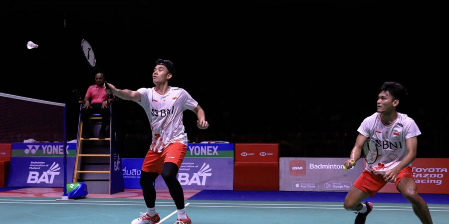 Thailand Open 2023 - Kata Fikri/Bagas Usai 2 Kali Dijegal Wakil China pada Partai Final